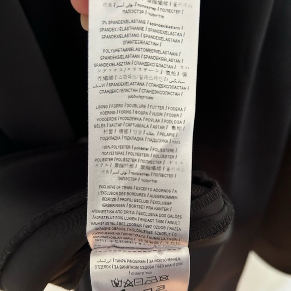 Marciano | A-Line V-Neck thick satin dress with pockets - Picture 6 of 8